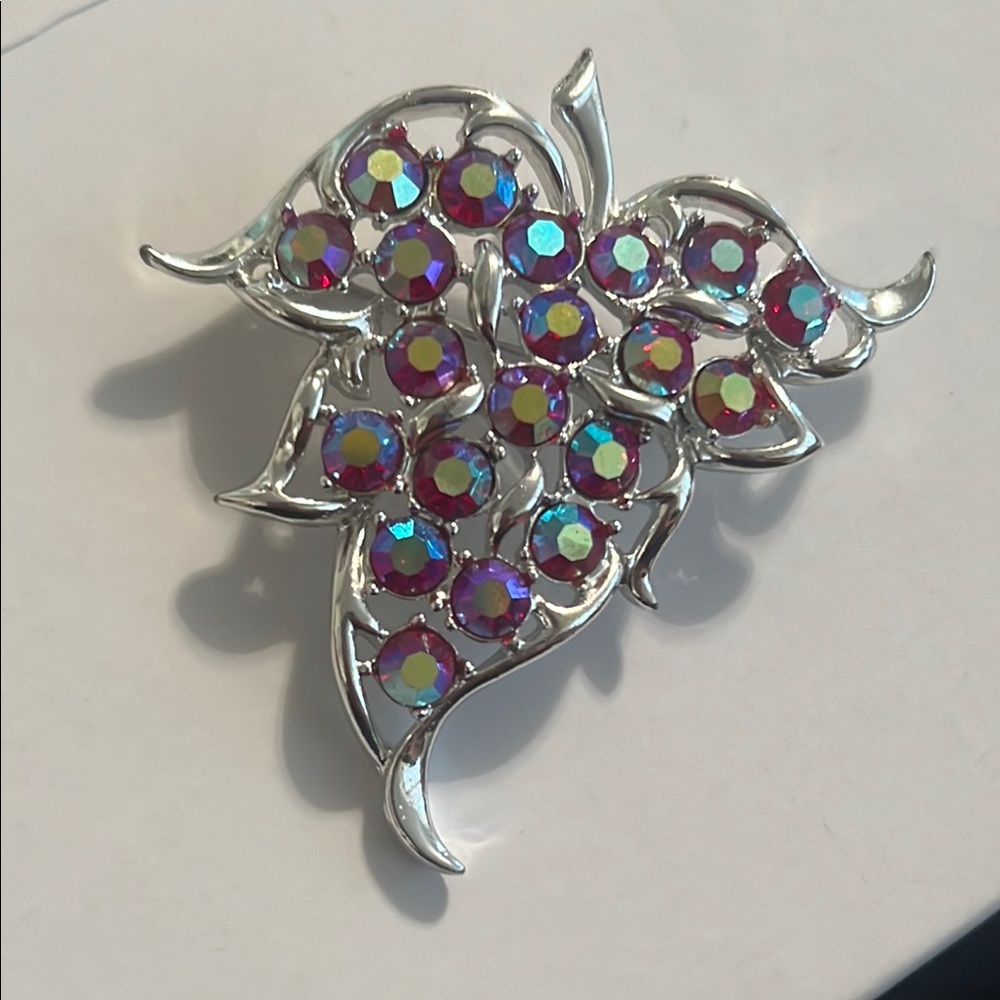 Sarah Cov Red AB Brooch